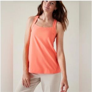 Athleta arrival tank Vibrant Coral Tank Top